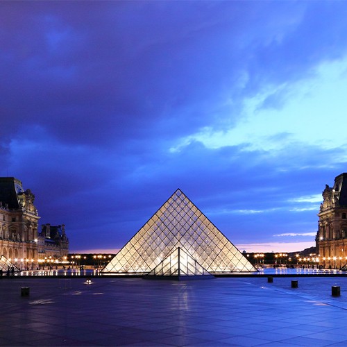 Louvre Pyramid of Paris
