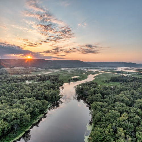 Nature photograph of a scenic landscape